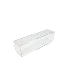 Plastic doos 3x3x12 cm transparant