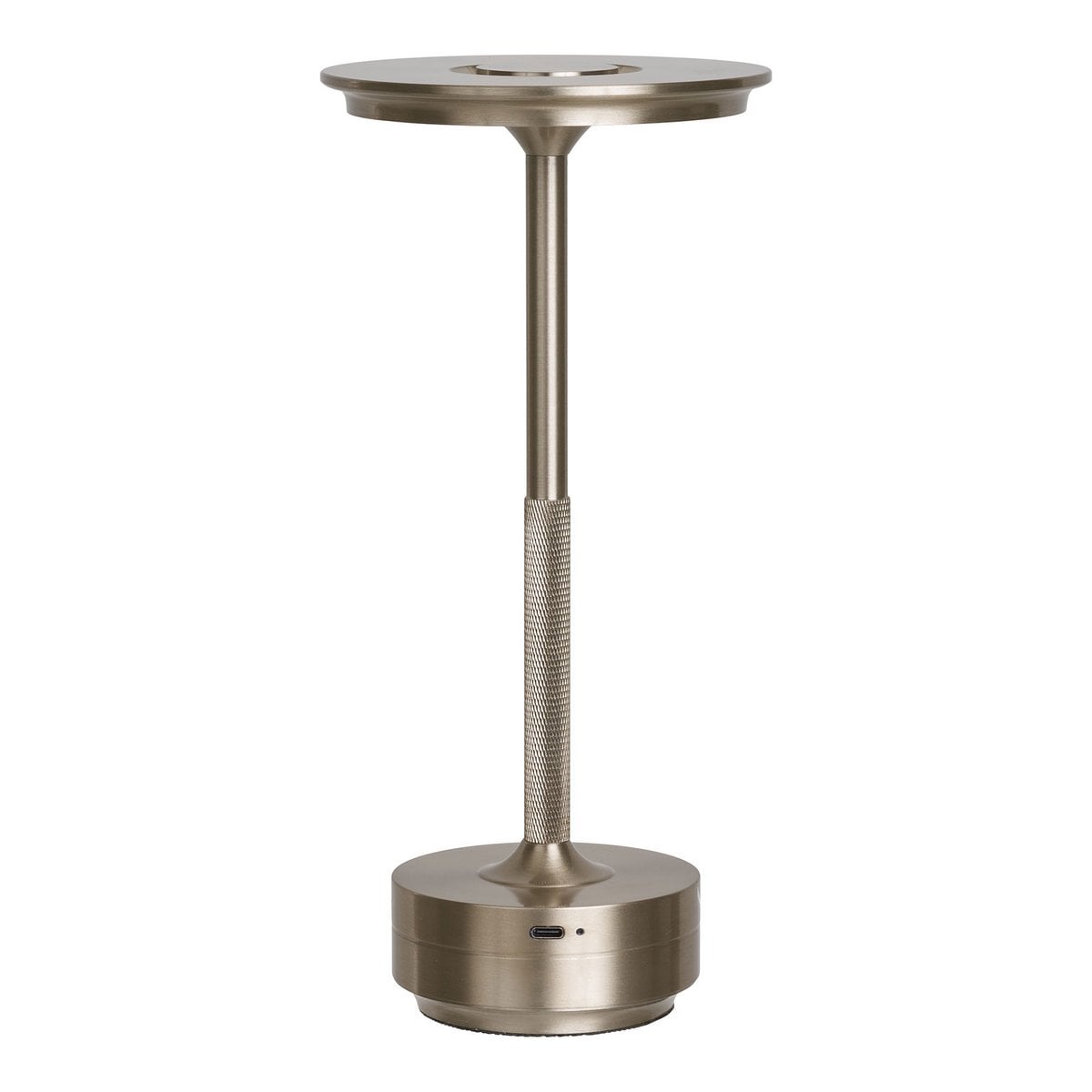 Tafellamp LED zilver aluminium 28,5 cm