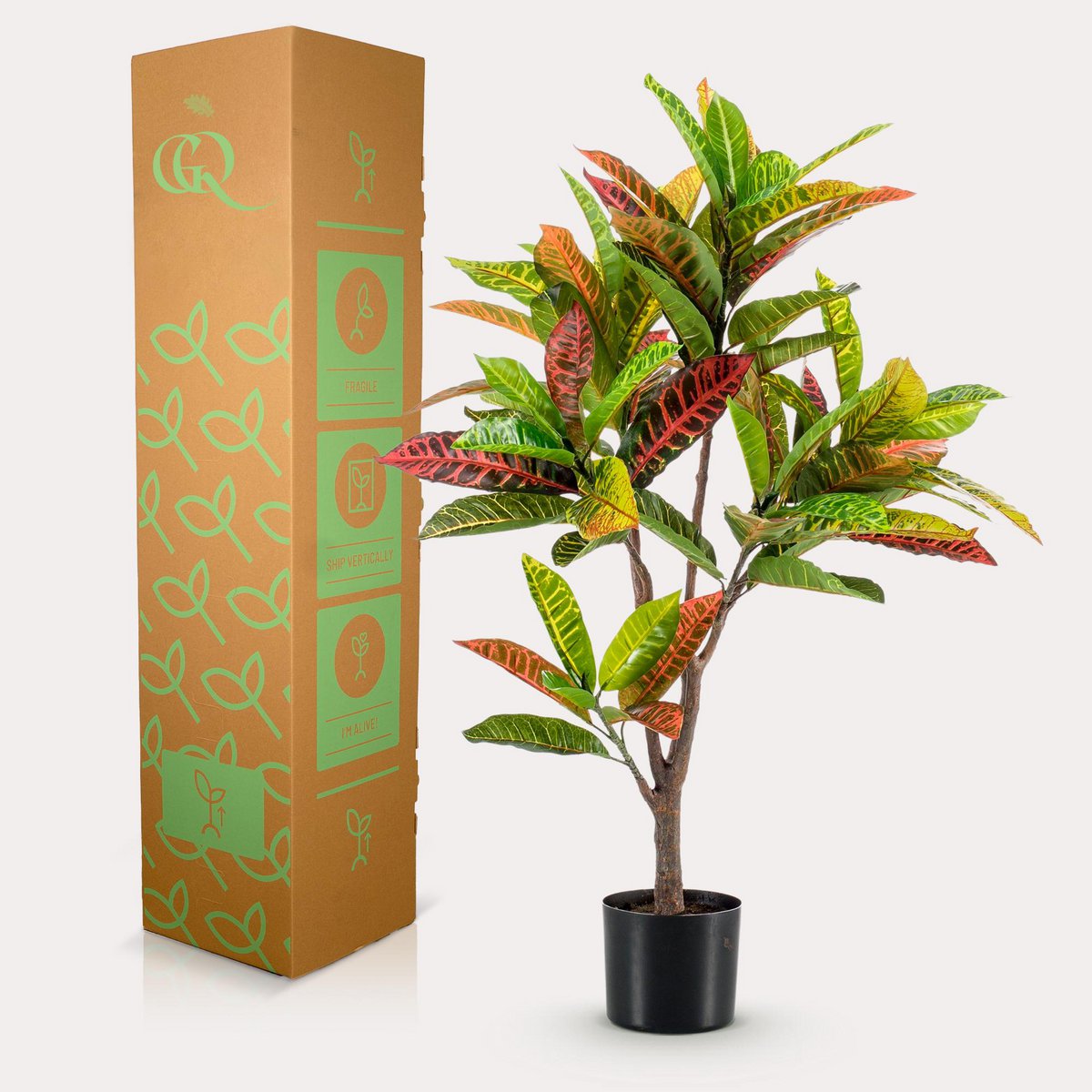 Artificial Plant Croton Codiaeum Wonder Shrub 95 cm Beautiful