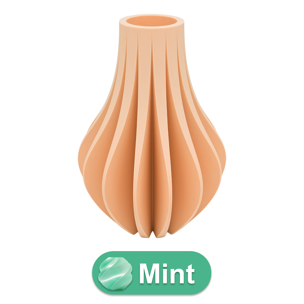 Aventa 3D vaas - 3D geprinte vaas - Duurzaam PLA - Geschikt voor kunstbloemen