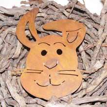 Decoratief konijn roest 15 cm