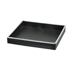 EDZARD dienblad Jackson 38x38 cm staal kunstleer