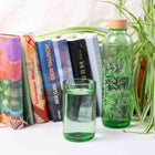 Drinkglas 300 ml groen upcycled 2 stuks
