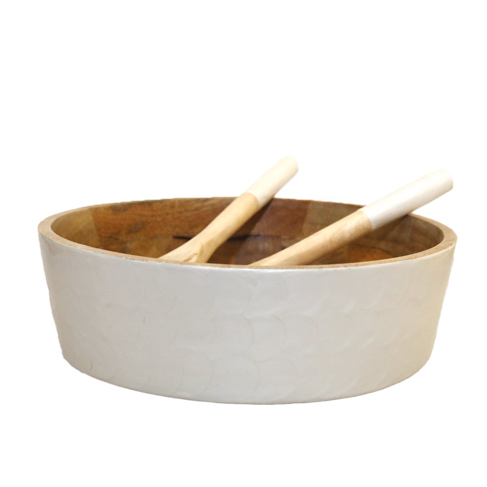 Saladier Wit Voor Salades En Fruit Elegant Serveren