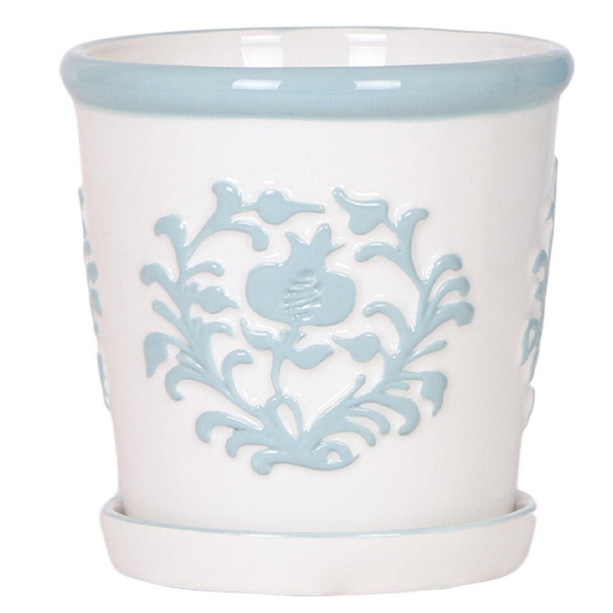 Sierpot Malaga Keramiek Turquoise Ø12 cm