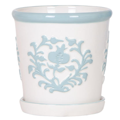 Sierpot Malaga Keramiek Turquoise Ø12 cm