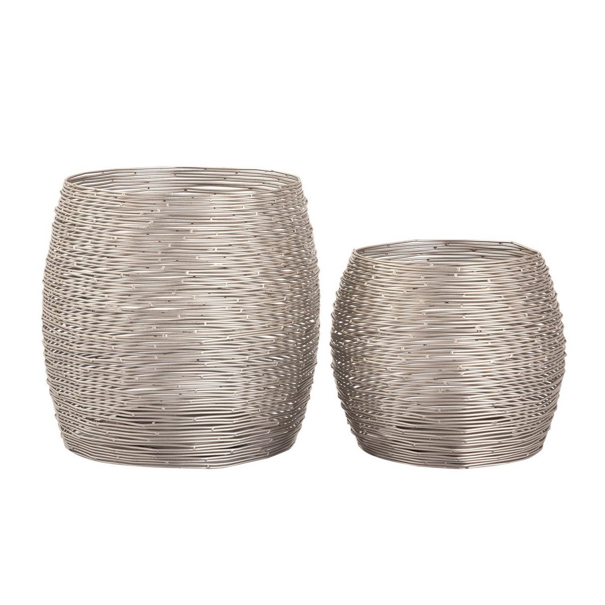 Tweedelige Theelichthouder Windlichten Parijs Goud Zilver