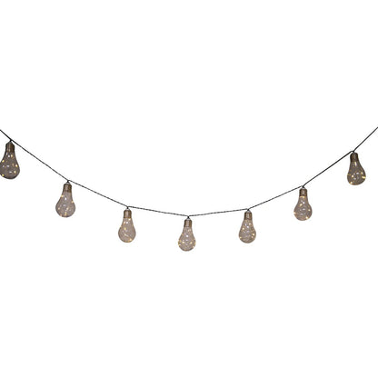 Lichtsnoer 10 LEDs zonne-energie plastic