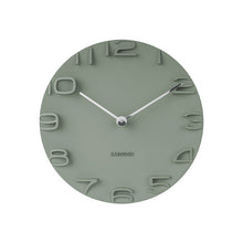 Wandklok 50 cm zwart chroom