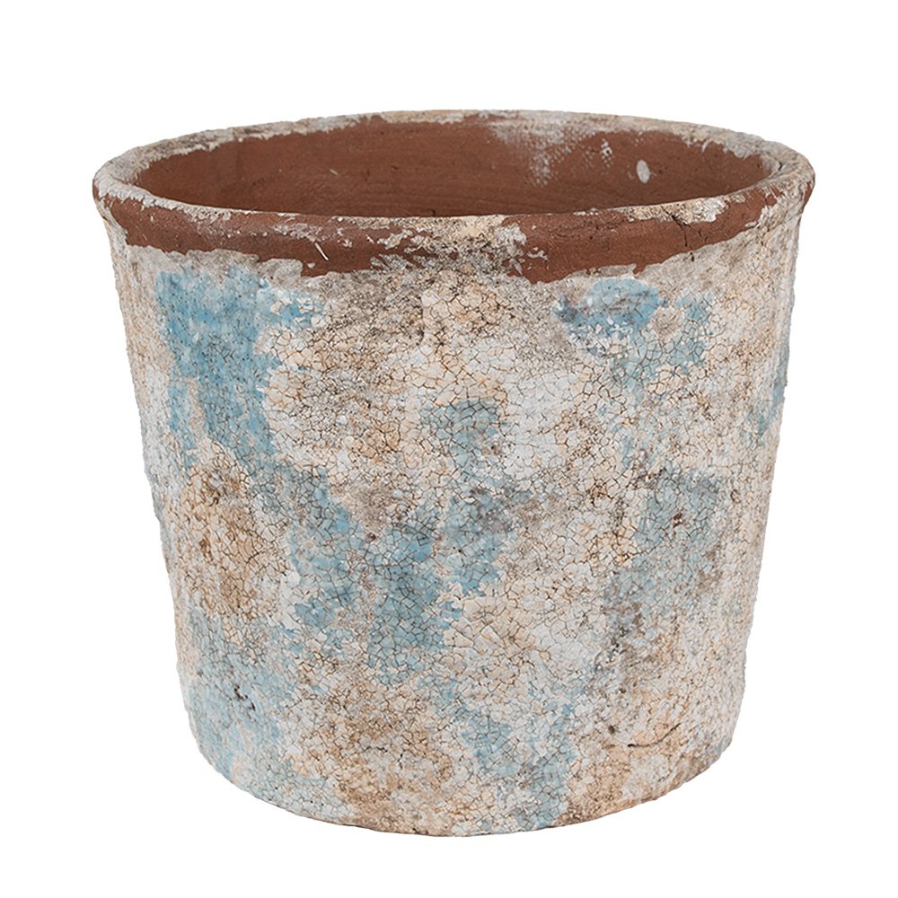 Bloempot Ø 23x20 cm terracotta beige