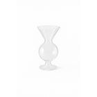 SOLIFLORE VASE IN GLASS 6.3X6.3X12.6CM