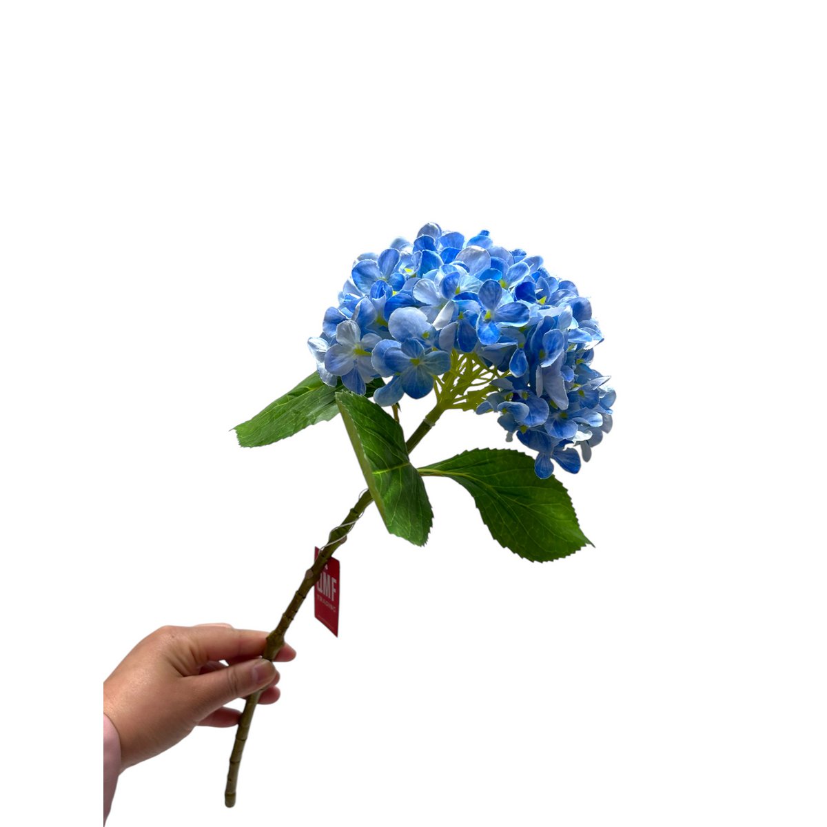 Kunstbloem hortensia blauw 50 cm