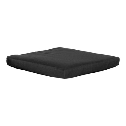 Kussen 42x42 cm zwart polyester
