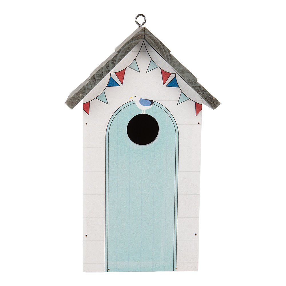 Vogelhuis 15x10x22 cm Wit Hout