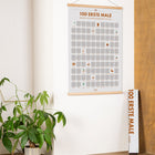 🇩🇪 Scratch Poster 100 First Baby Milestones (German version)