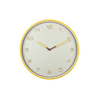 Wall clock upholstered numbers