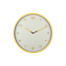 Wall clock upholstered numbers