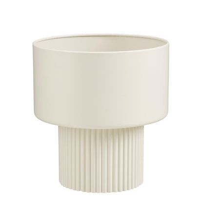 Bloempot 33x31.5 cm off-white ijzer