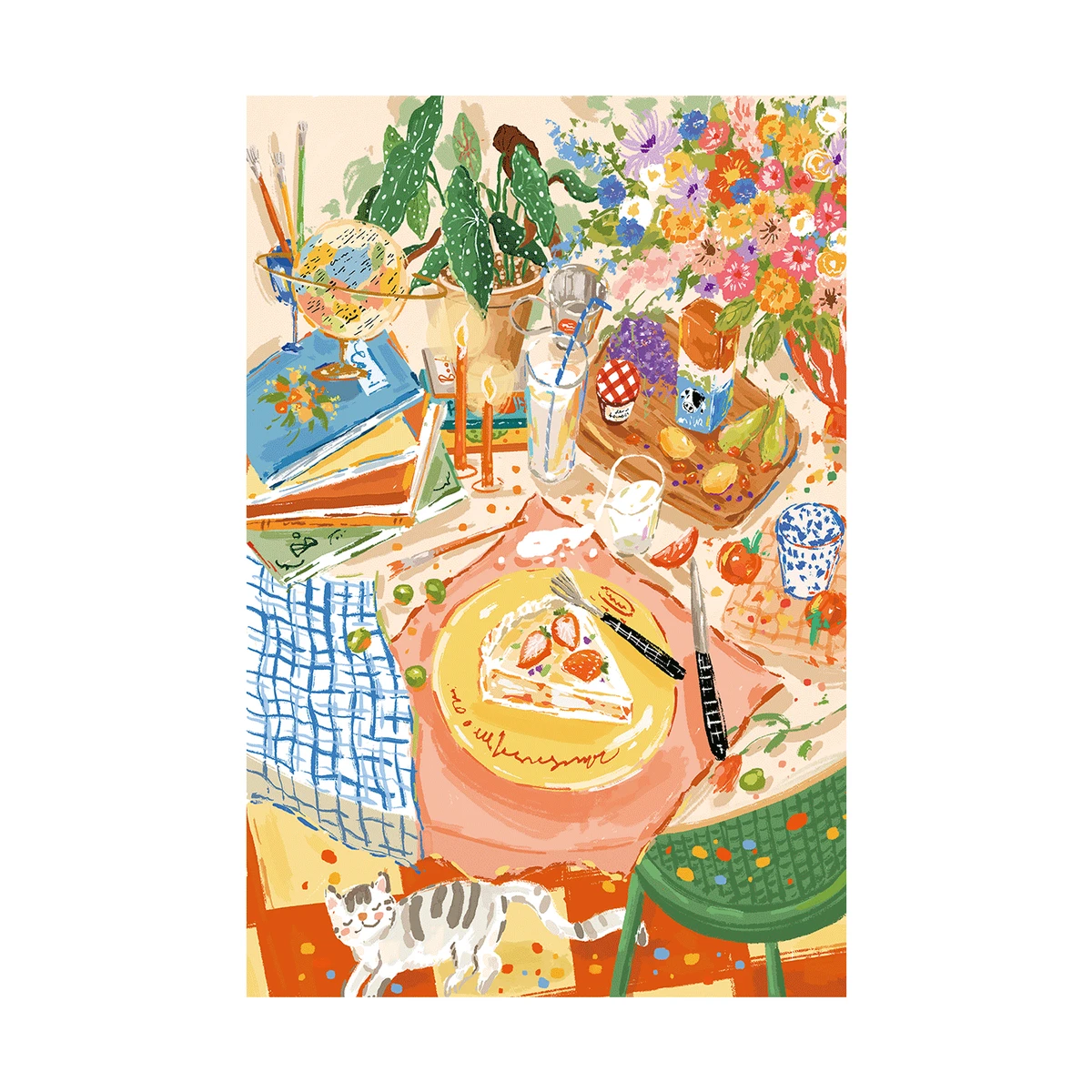 Jigsaw Puzzle, Robotime, Joypiece Leisurely Holiday, PT002, 50x75cm