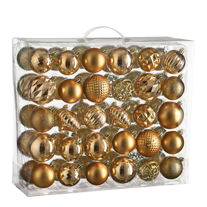 Christmas bauble set Copper