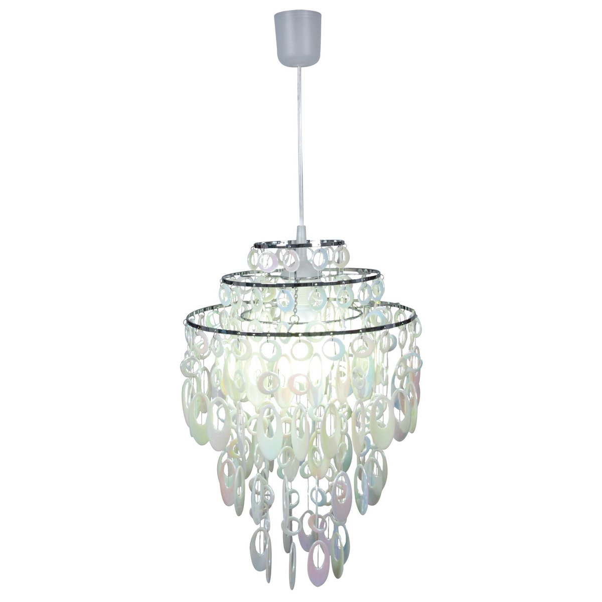 Lina Decoratieve Hanglamp Chrome Pearl Met E27 Aansluiting