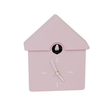 Cuckoo Clock Light Pink 24x27x9 Cm Modern Living Room Ambiance