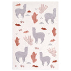 Kindertapijt 120x170 cm lama's synthetische wol