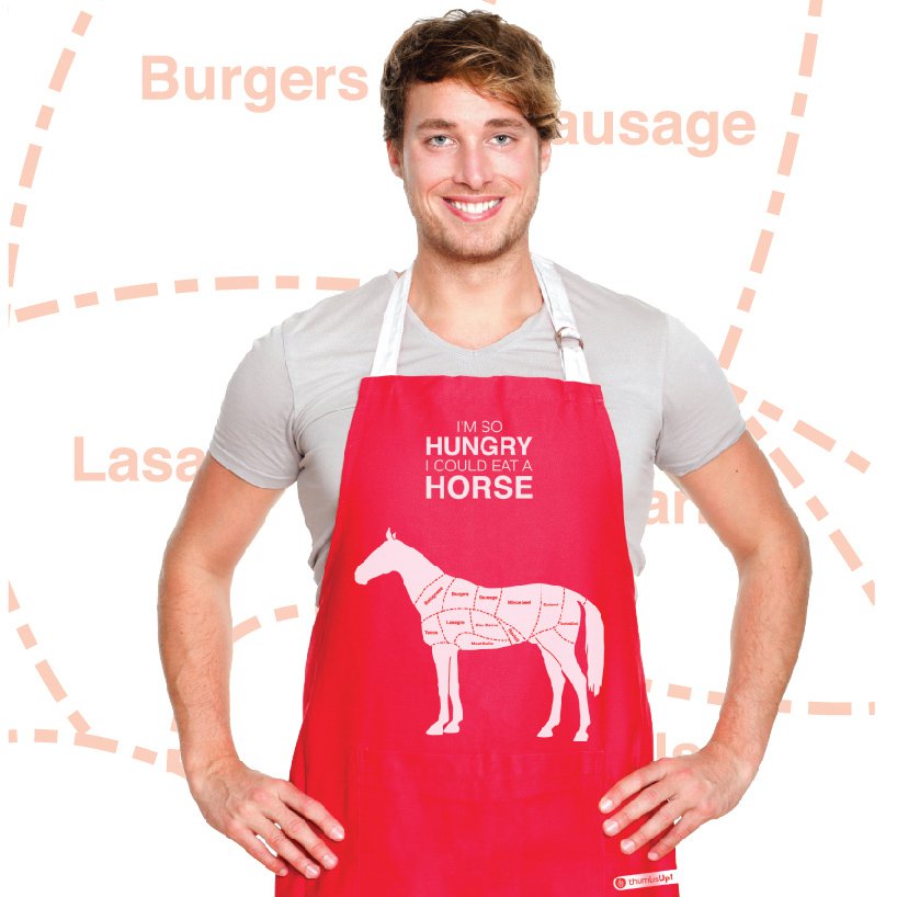 BBQ-schort voor paardenvlees