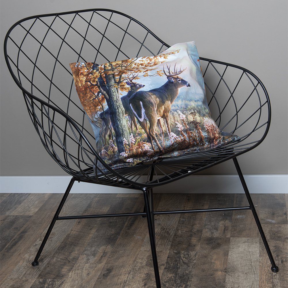 Kussenhoes 45x45 cm bruin polyester