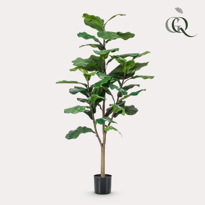 Kunstplant Ficus Lyrata 120 cm groen