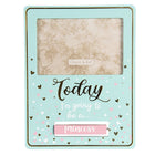 Photo frame 15x10 cm Turquoise Wood Picture Frame