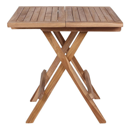 Bijzettafel teak 50x50x50 cm naturel