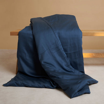 Dekbedovertrek TENCEL Sateen donkerblauw 100x135 cm