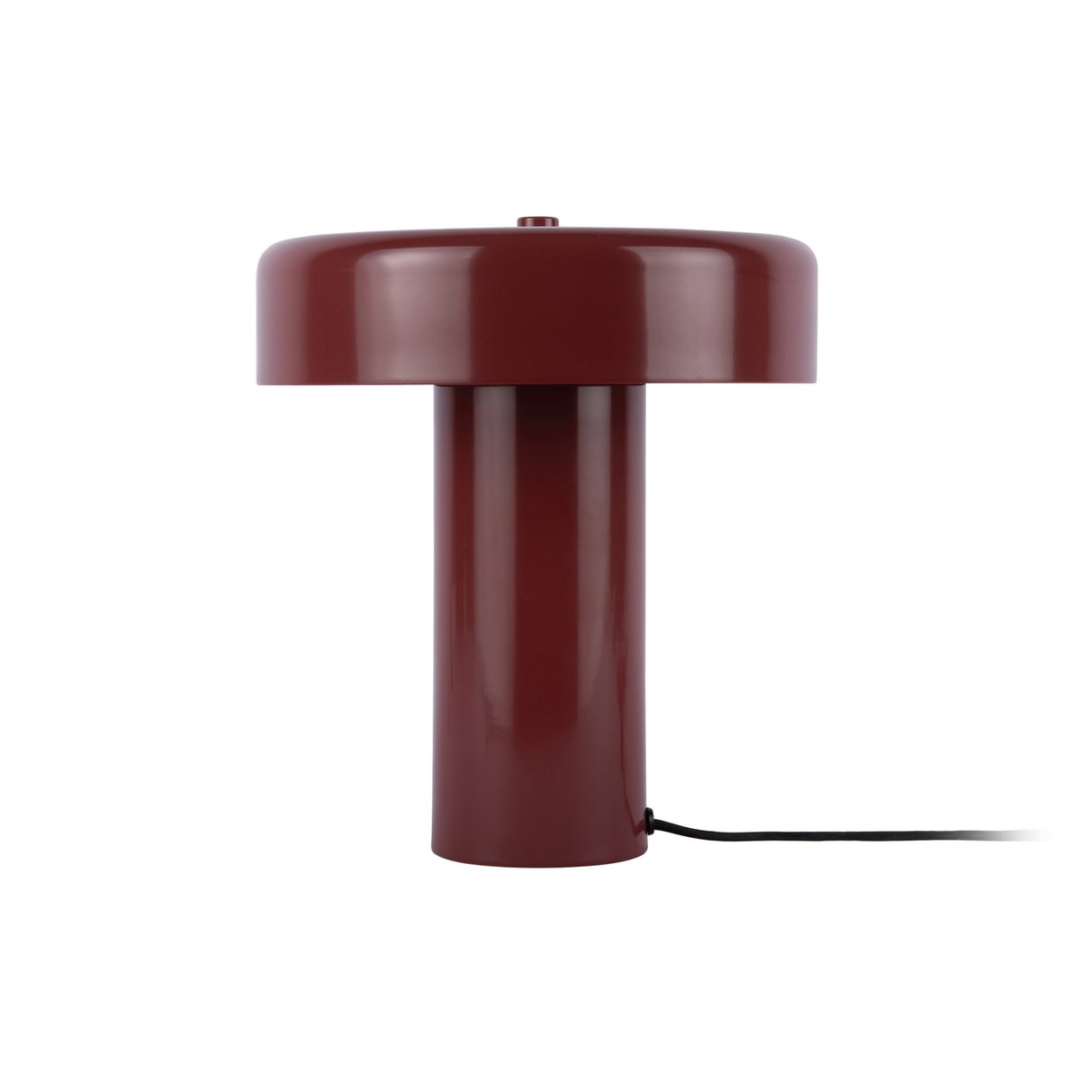 Tafellamp ijzer rood 24x26 cm