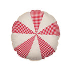 Kerstkussen rood geruit snoepje 39x39 cm