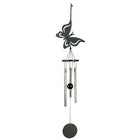 Windgong vlinder metaal ca 35cm
