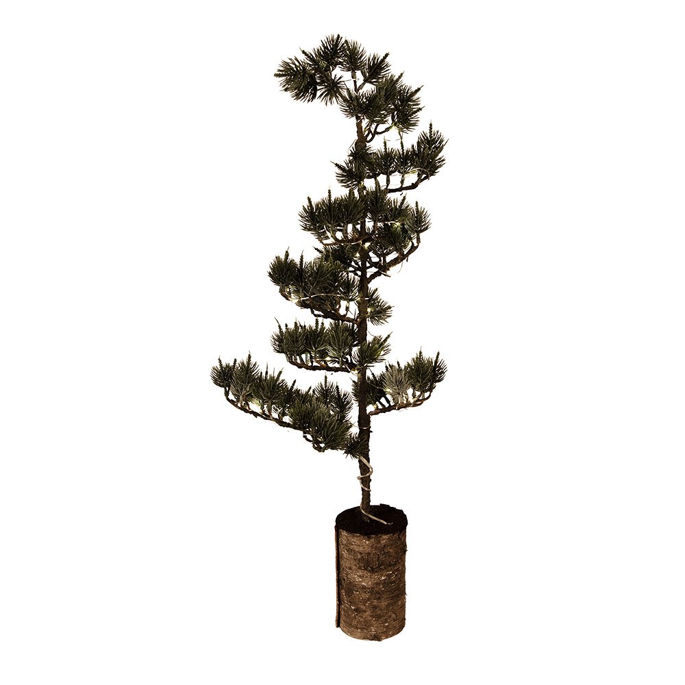 Mini kunstkerstboom 80 cm groen hout