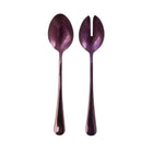 Violet salad servers