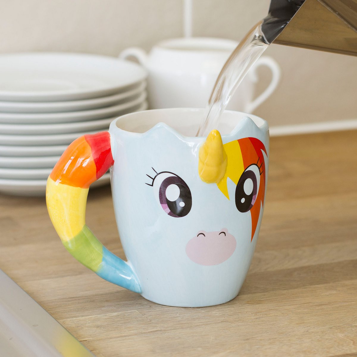 Beker keramiek 300 ml eenhoorn