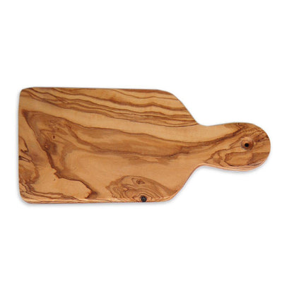 Kruidenplank olijfhout 23x10 cm met handvat