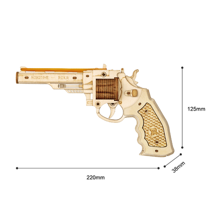 Robotime, 3D Wooden Puzzle Corsac M60, LQ401, 22x3.8x12.5 cm
