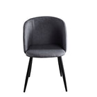 Modern Armchair Set of 2 with High-Quality Fabric Covers