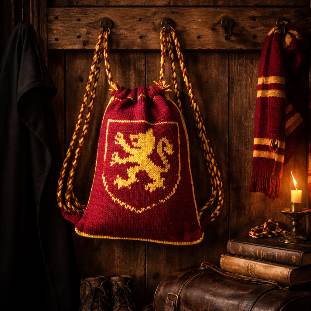 Harry Potter - Backpack Knitting Set - Gryffindor