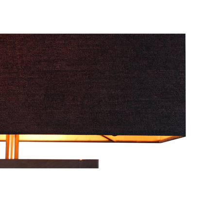 Vloerlamp drijfhout naturel zwart 163 cm
