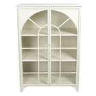 Display Cabinet White, Iron 80x41x120 cm