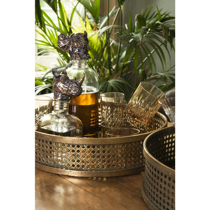 Waterglas 280 ml bruin glas
