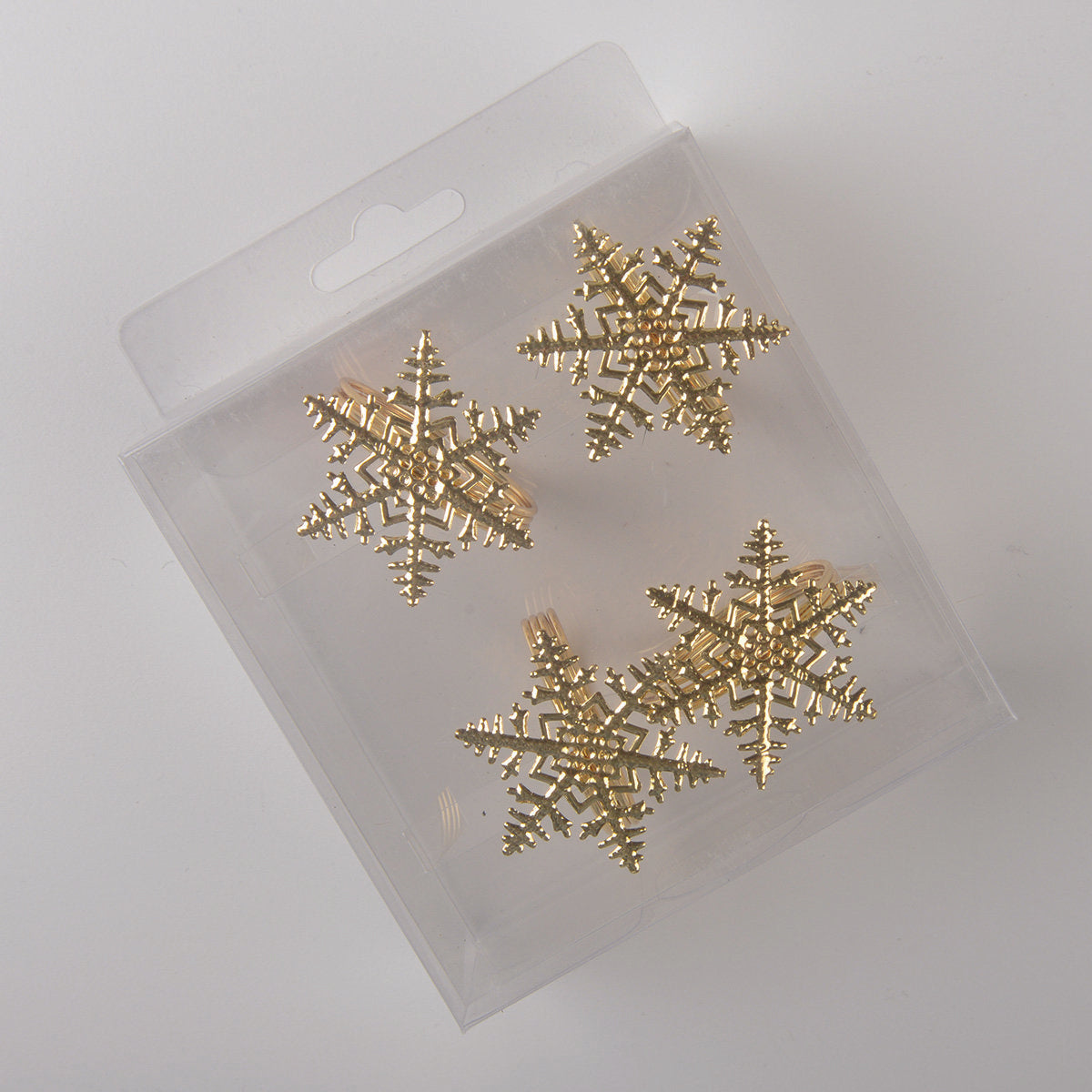 Servetringen goud ijzer set 4