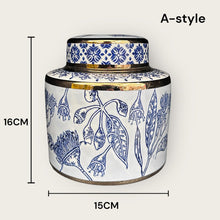 Blauw Witte Porseleinen Bloemenvaas Voor Keuken Thuis