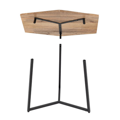 Zije Salontafel 56 X 48 Cm Metalen Frame Zwart Duurzaam