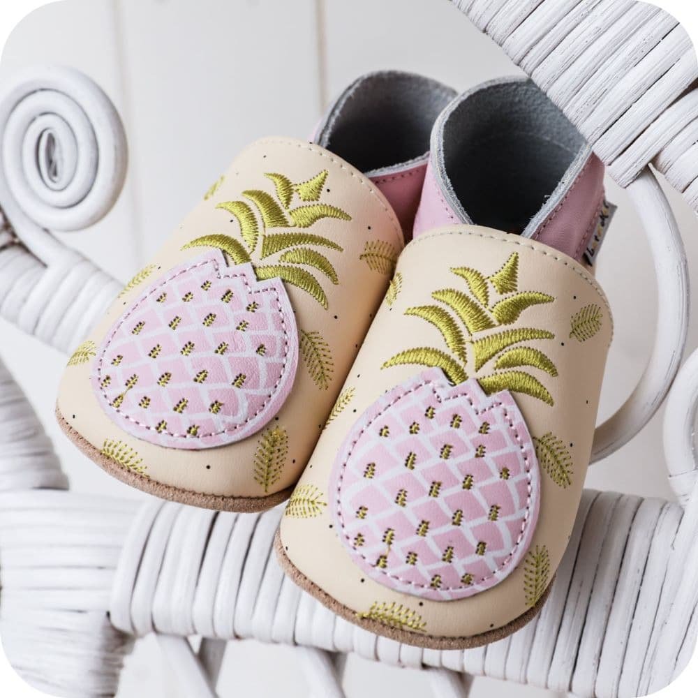 Babyslofjes leer ananas zacht